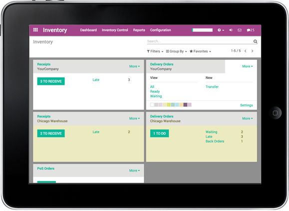 Odoo image and text block