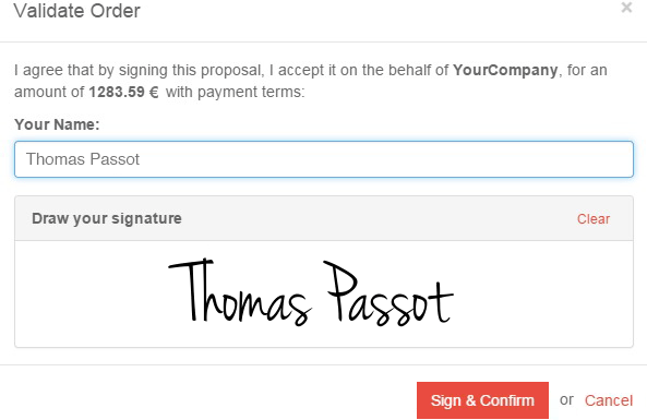 Odoo text and image block