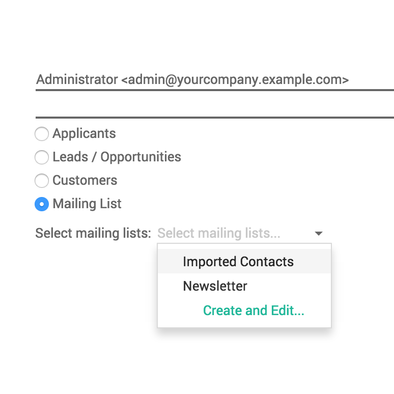 Odoo text and image block